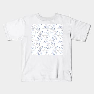 Branches with blossoms and leaves Kids T-Shirt